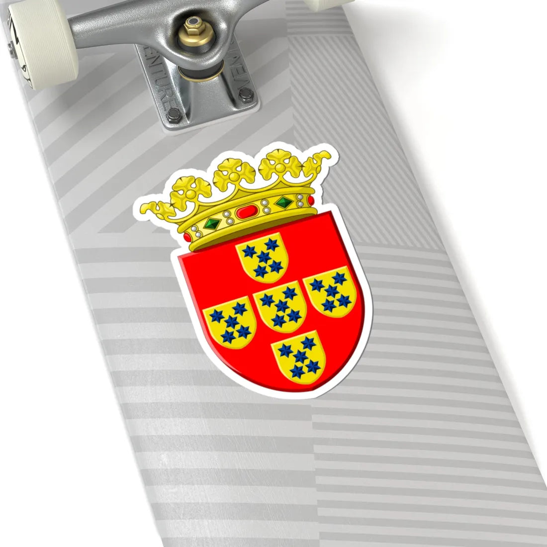 Wapen Poortugaal (Netherlands) (Coat of Arms) STICKER Vinyl Kiss-Cut Decal - The Sticker Space
