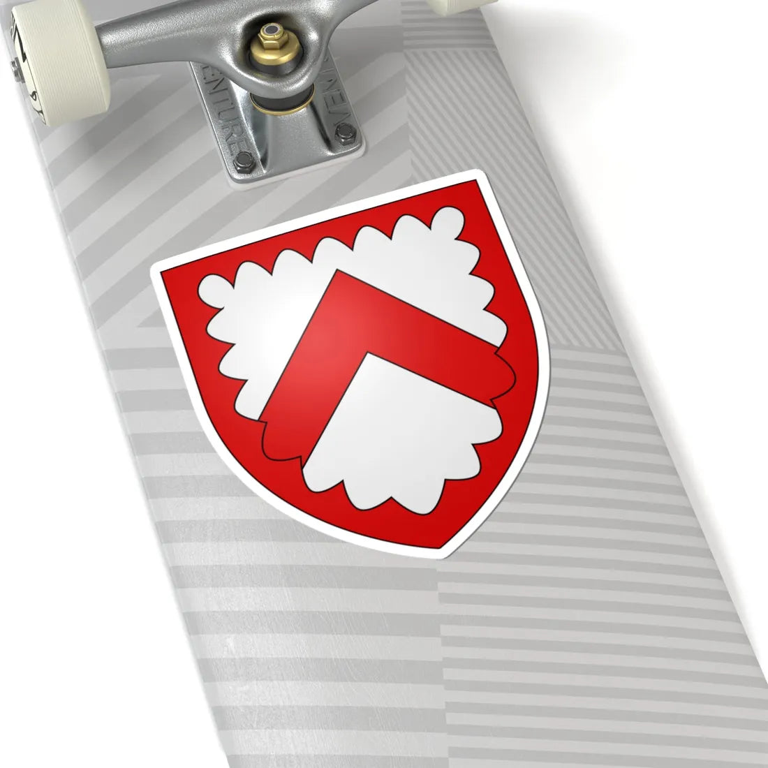 Wapen stad be Kortrijk (Belgium) (Coat of Arms) STICKER Vinyl Kiss-Cut Decal - The Sticker Space