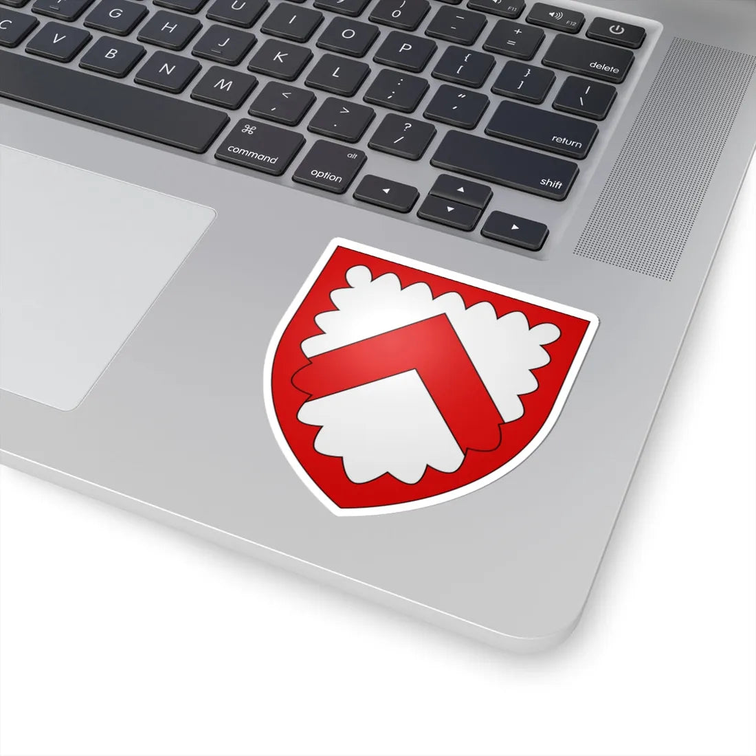 Wapen stad be Kortrijk (Belgium) (Coat of Arms) STICKER Vinyl Kiss-Cut Decal - The Sticker Space