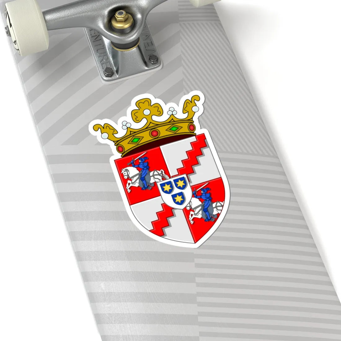 Wapen van Aalbeke (Belgium) (Coat of Arms) STICKER Vinyl Kiss-Cut Decal - The Sticker Space