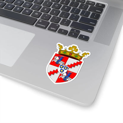 Wapen van Aalbeke (Belgium) (Coat of Arms) STICKER Vinyl Kiss-Cut Decal - The Sticker Space