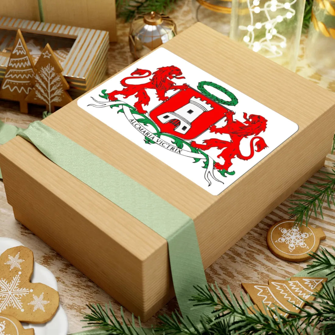 Wapen van Alkmaar bewerkt (Netherlands) (Coat of Arms) STICKER Vinyl Kiss-Cut Decal - The Sticker Space