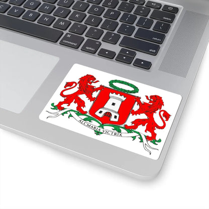 Wapen van Alkmaar bewerkt (Netherlands) (Coat of Arms) STICKER Vinyl Kiss-Cut Decal - The Sticker Space