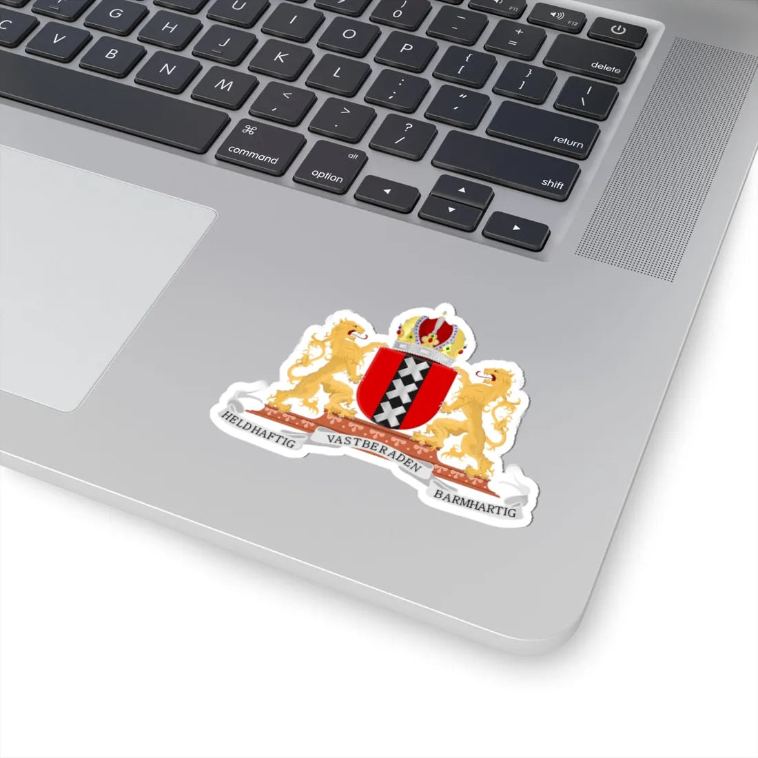 Wapen van Amsterdam (Netherlands) (Coat of Arms) STICKER Vinyl Kiss-Cut Decal - The Sticker Space