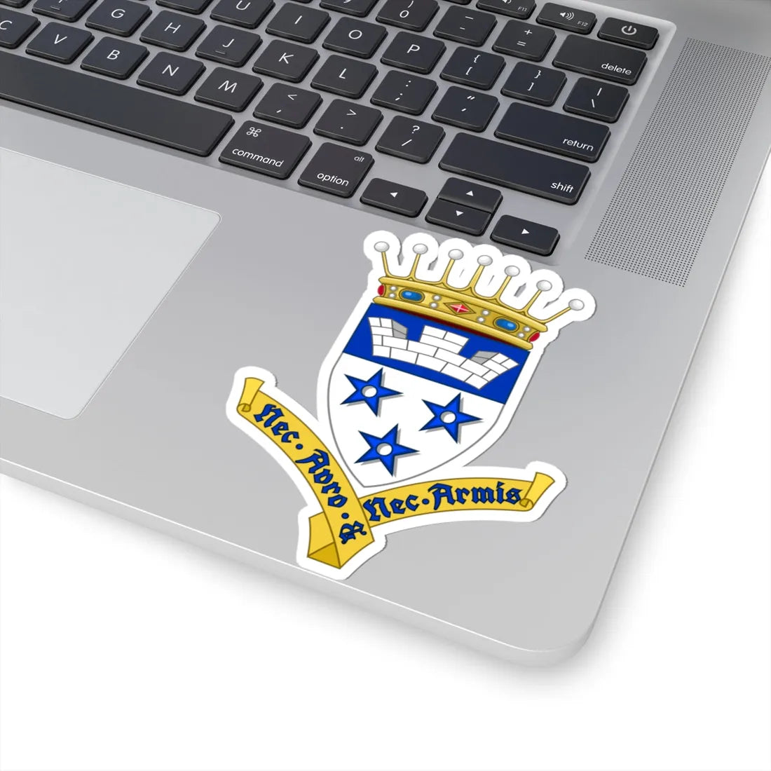 Wapen van de familie De Bethune (Belgium) (Coat of Arms) STICKER Vinyl Kiss-Cut Decal - The Sticker Space