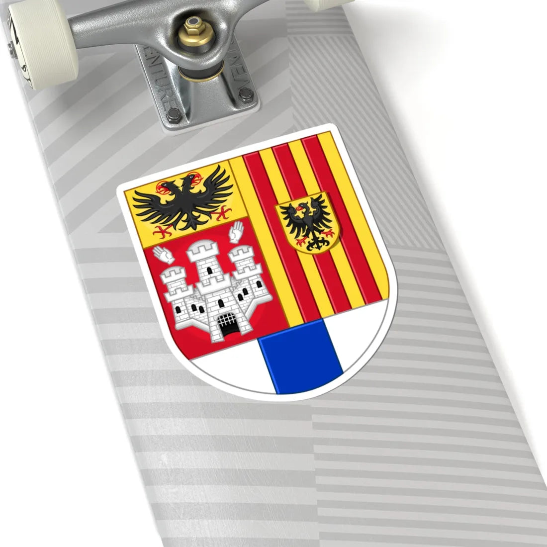 Wapen van de provincie Antwerpen klein (Belgium) (Coat of Arms) STICKER Vinyl Kiss-Cut Decal - The Sticker Space