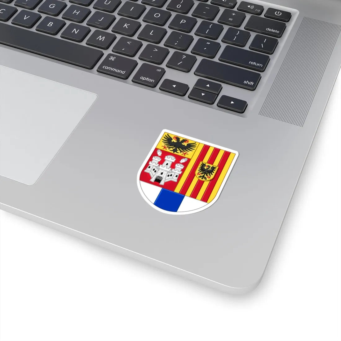 Wapen van de provincie Antwerpen klein (Belgium) (Coat of Arms) STICKER Vinyl Kiss-Cut Decal - The Sticker Space