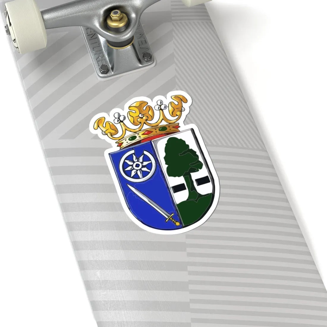 Wapen van Heerenveen (Netherlands) (Coat of Arms) STICKER Vinyl Kiss-Cut Decal - The Sticker Space