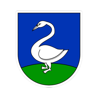 Wapen van Heist-op-den-Berg (Belgium) (Coat of Arms) STICKER Vinyl Kiss-Cut Decal 3 Inch White - The Sticker Space