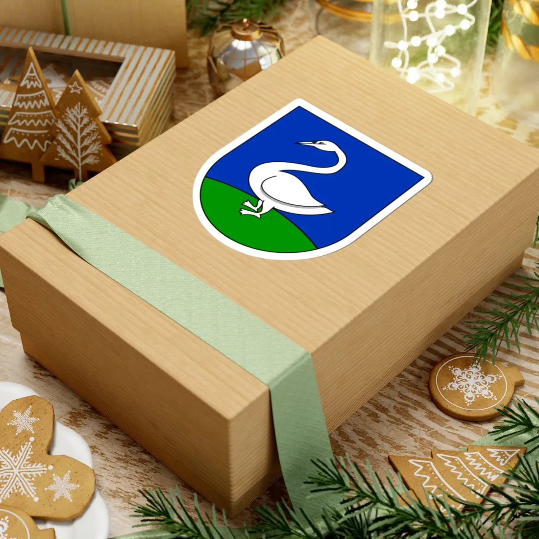 Wapen van Heist-op-den-Berg (Belgium) (Coat of Arms) STICKER Vinyl Kiss-Cut Decal - The Sticker Space