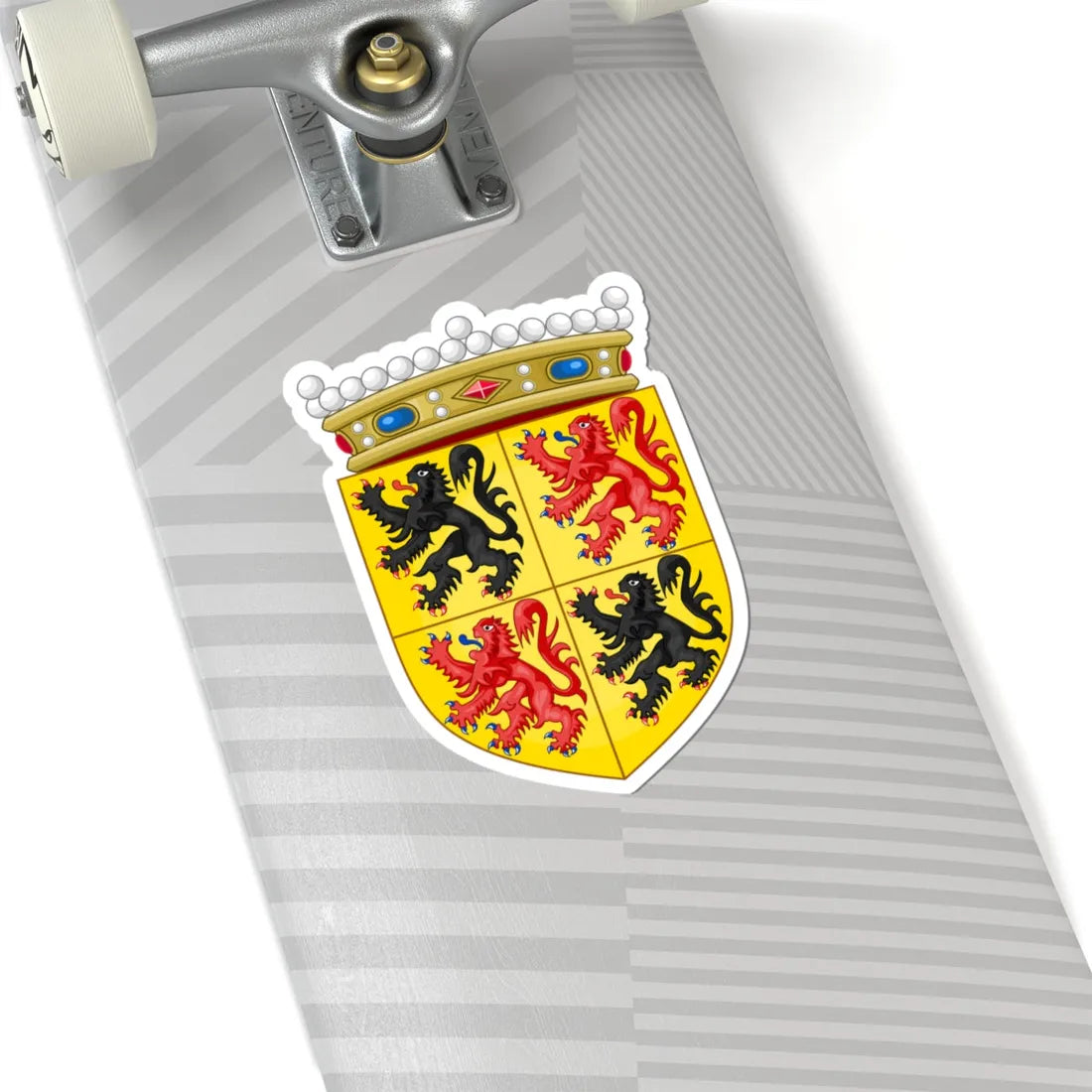 Wapen van Henegouwen provincie (Belgium) (Coat of Arms) STICKER Vinyl Kiss-Cut Decal - The Sticker Space