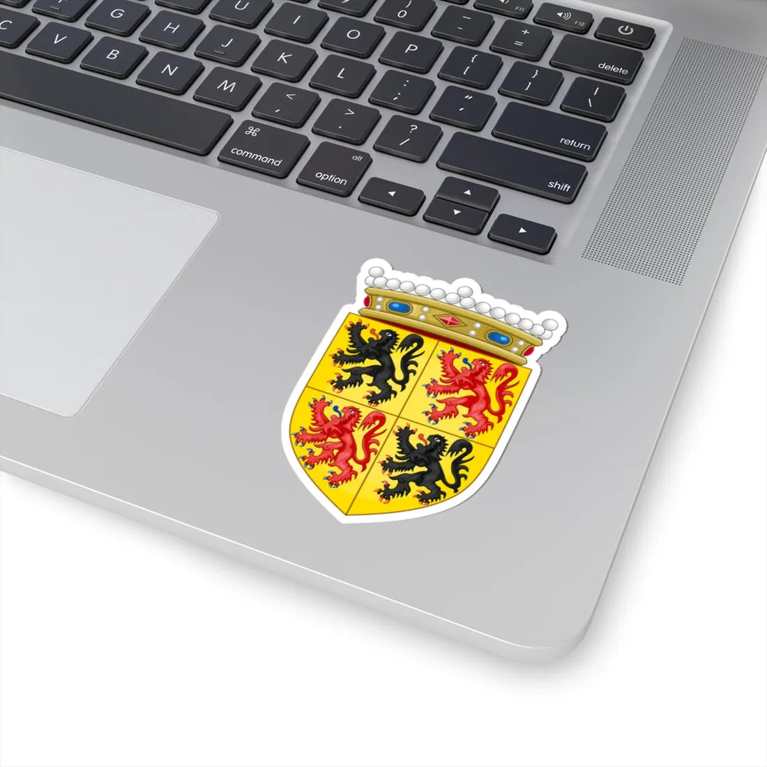 Wapen van Henegouwen provincie (Belgium) (Coat of Arms) STICKER Vinyl Kiss-Cut Decal - The Sticker Space