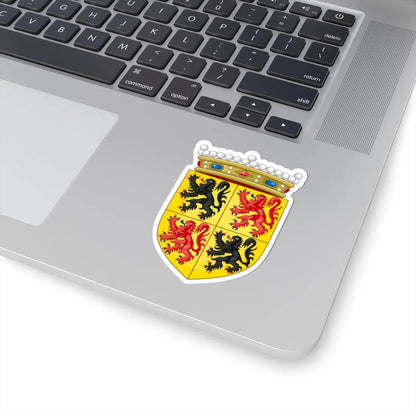 Wapen van Henegouwen provincie (Belgium) (Coat of Arms) STICKER Vinyl Kiss-Cut Decal - The Sticker Space