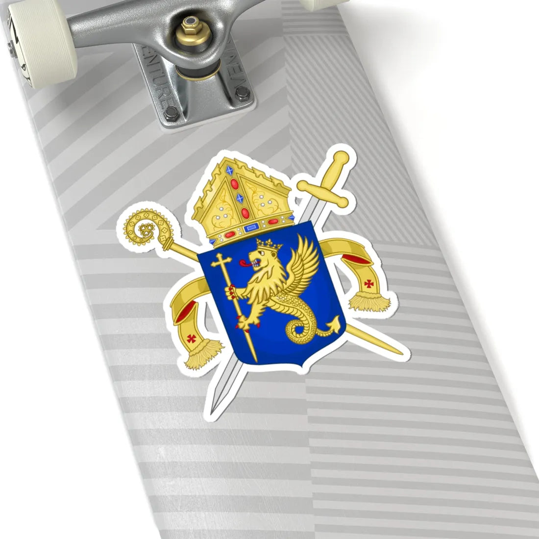 Wapen van het Ordinariaat voor de Nederlandse Strijdkrachten (Netherlands) (Coat of Arms) STICKER Vinyl Kiss-Cut Decal - The Sticker Space