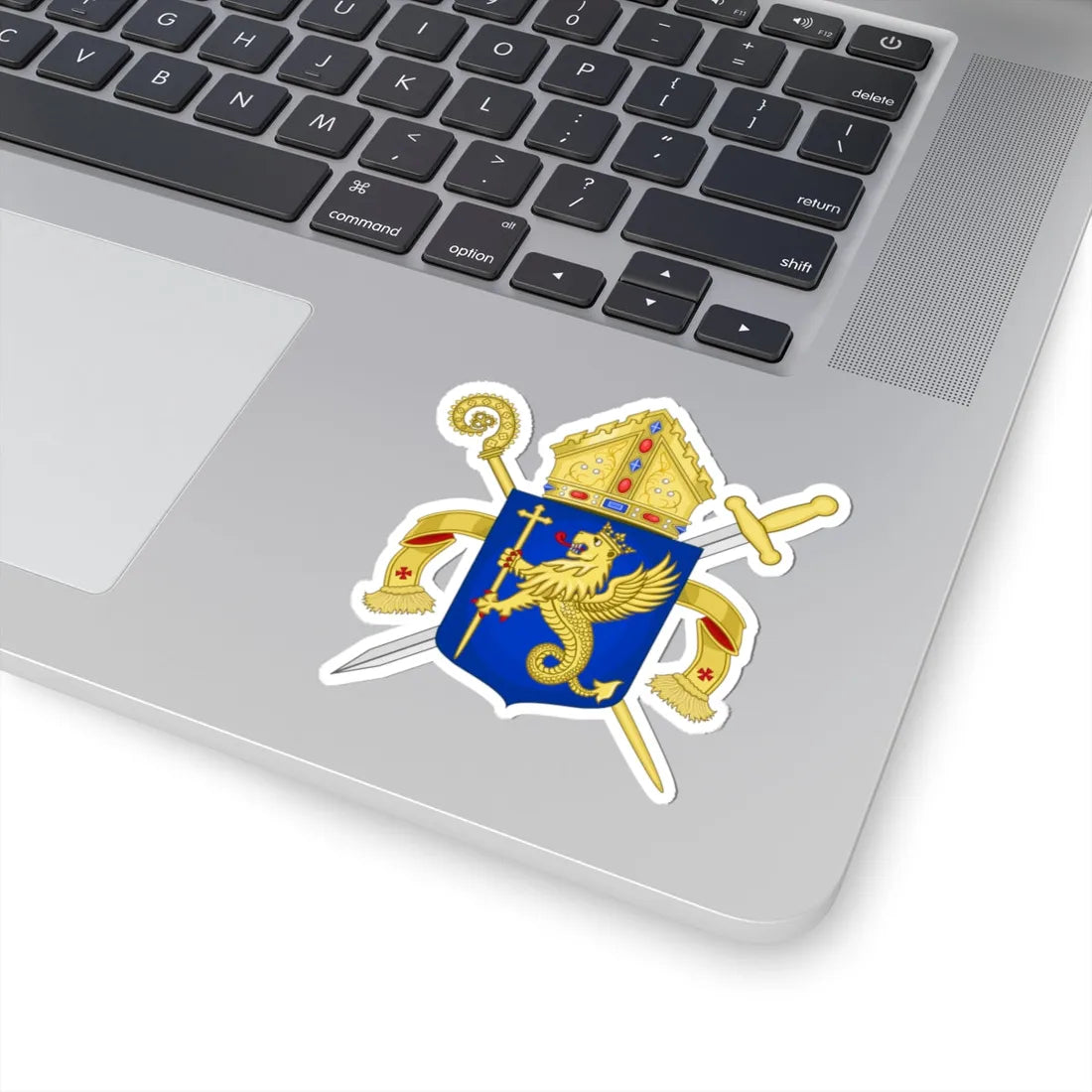 Wapen van het Ordinariaat voor de Nederlandse Strijdkrachten (Netherlands) (Coat of Arms) STICKER Vinyl Kiss-Cut Decal - The Sticker Space