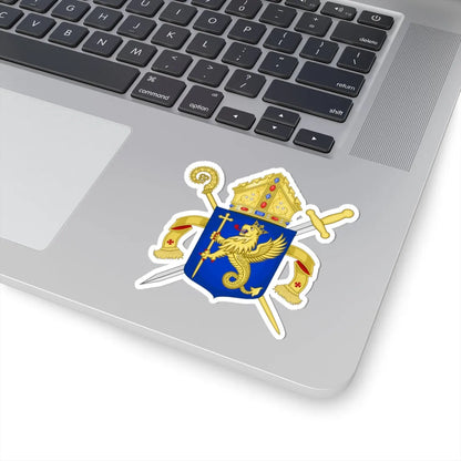 Wapen van het Ordinariaat voor de Nederlandse Strijdkrachten (Netherlands) (Coat of Arms) STICKER Vinyl Kiss-Cut Decal - The Sticker Space