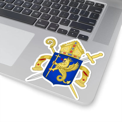 Wapen van het Ordinariaat voor de Nederlandse Strijdkrachten (Netherlands) (Coat of Arms) STICKER Vinyl Kiss-Cut Decal - The Sticker Space