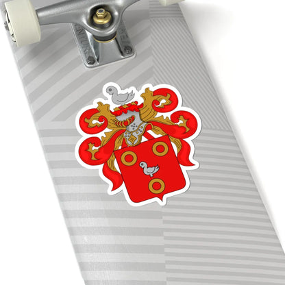 Wapen van Kuurne (Belgium) (Coat of Arms) STICKER Vinyl Kiss-Cut Decal - The Sticker Space