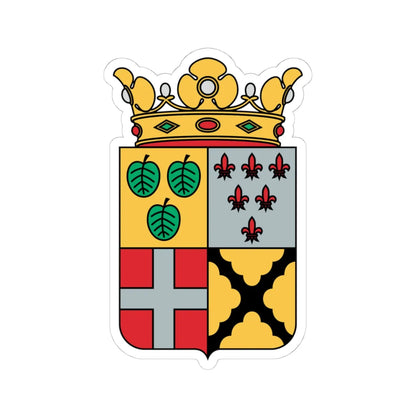 Wapen van Leusden 001 (Netherlands) (Coat of Arms) STICKER Vinyl Kiss-Cut Decal 4 Inch White - The Sticker Space