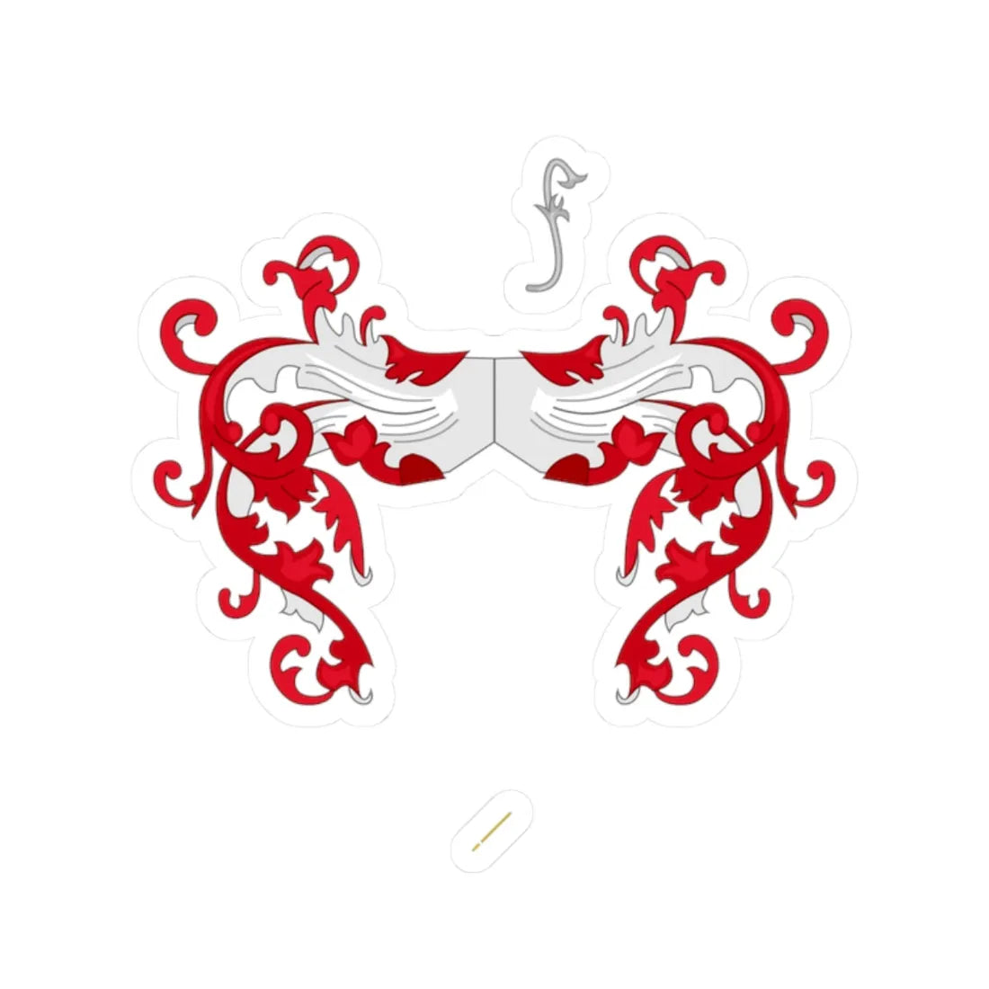 Wapen van Leuven (Belgium) (Coat of Arms) STICKER Vinyl Kiss-Cut Decal 2 Inch White - The Sticker Space