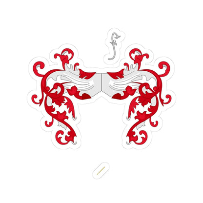 Wapen van Leuven (Belgium) (Coat of Arms) STICKER Vinyl Kiss-Cut Decal 3 Inch White - The Sticker Space