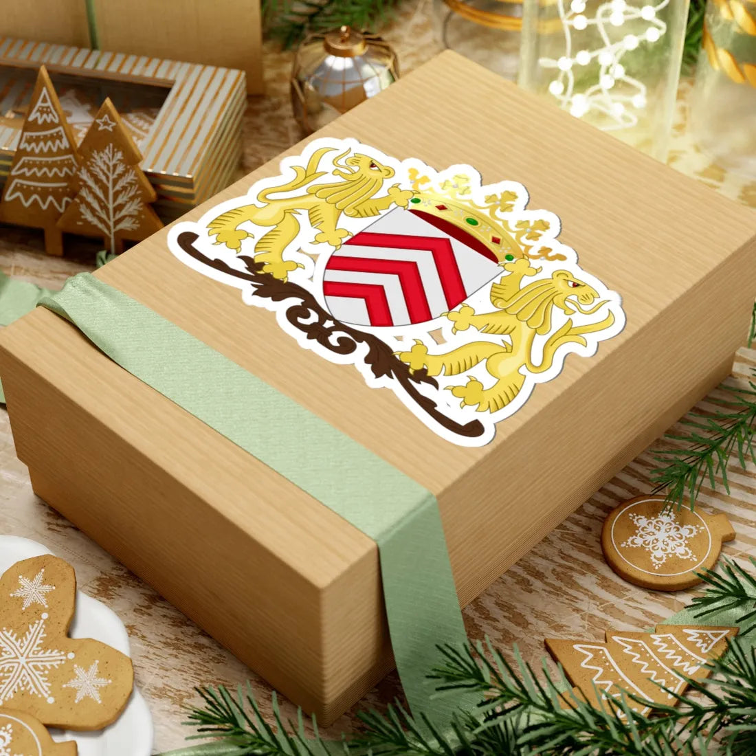 Wapen van Lier 1818-1838 (Belgium) (Coat of Arms) STICKER Vinyl Kiss-Cut Decal - The Sticker Space