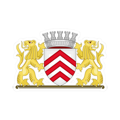 Wapen van Lier (Belgium) (Coat of Arms) STICKER Vinyl Kiss-Cut Decal 2 Inch White - The Sticker Space