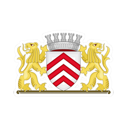 Wapen van Lier (Belgium) (Coat of Arms) STICKER Vinyl Kiss-Cut Decal 2 Inch White - The Sticker Space