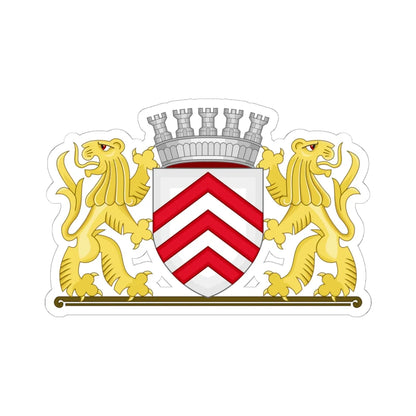 Wapen van Lier (Belgium) (Coat of Arms) STICKER Vinyl Kiss-Cut Decal 6 Inch White - The Sticker Space