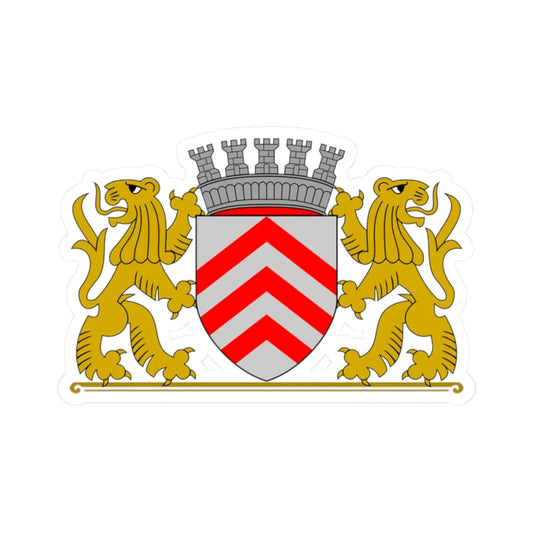 Wapen van Lier vlak (Belgium) (Coat of Arms) STICKER Vinyl Kiss-Cut Decal 2 Inch White - The Sticker Space