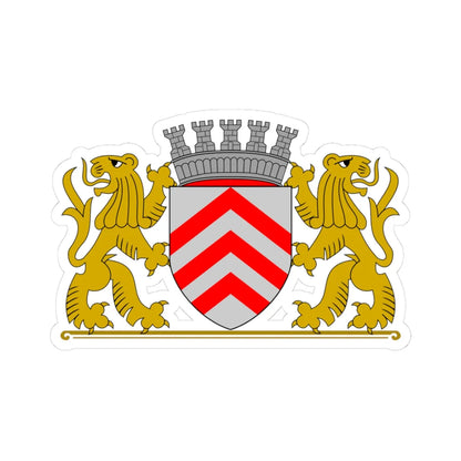 Wapen van Lier vlak (Belgium) (Coat of Arms) STICKER Vinyl Kiss-Cut Decal 3 Inch White - The Sticker Space