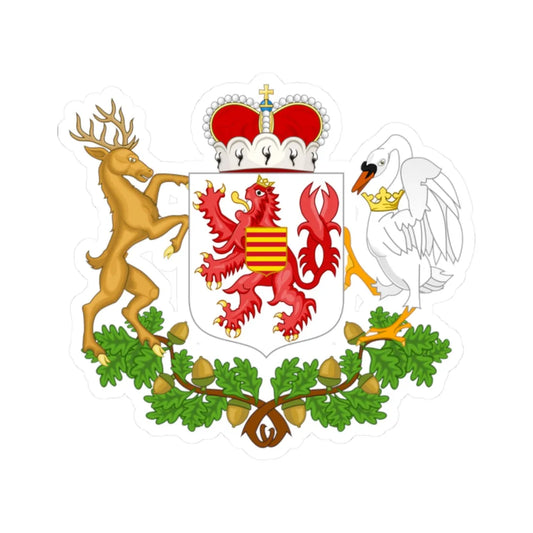 Wapen van Limburg België (Belgium) (Coat of Arms) STICKER Vinyl Kiss-Cut Decal 2 Inch White - The Sticker Space