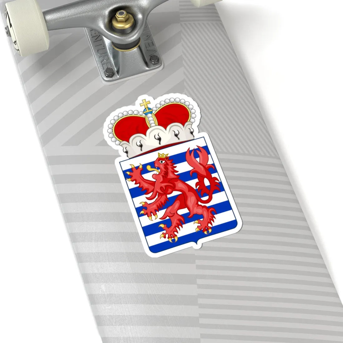 Wapen van Luxemburg België (Belgium) (Coat of Arms) STICKER Vinyl Kiss-Cut Decal - The Sticker Space