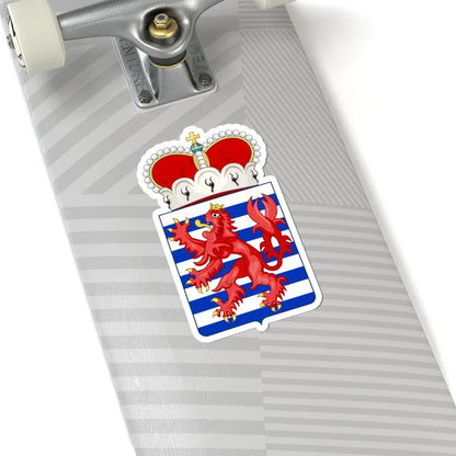 Wapen van Luxemburg België (Belgium) (Coat of Arms) STICKER Vinyl Kiss-Cut Decal - The Sticker Space