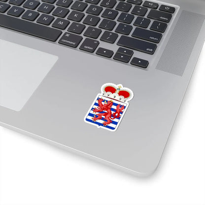 Wapen van Luxemburg België (Belgium) (Coat of Arms) STICKER Vinyl Kiss-Cut Decal - The Sticker Space