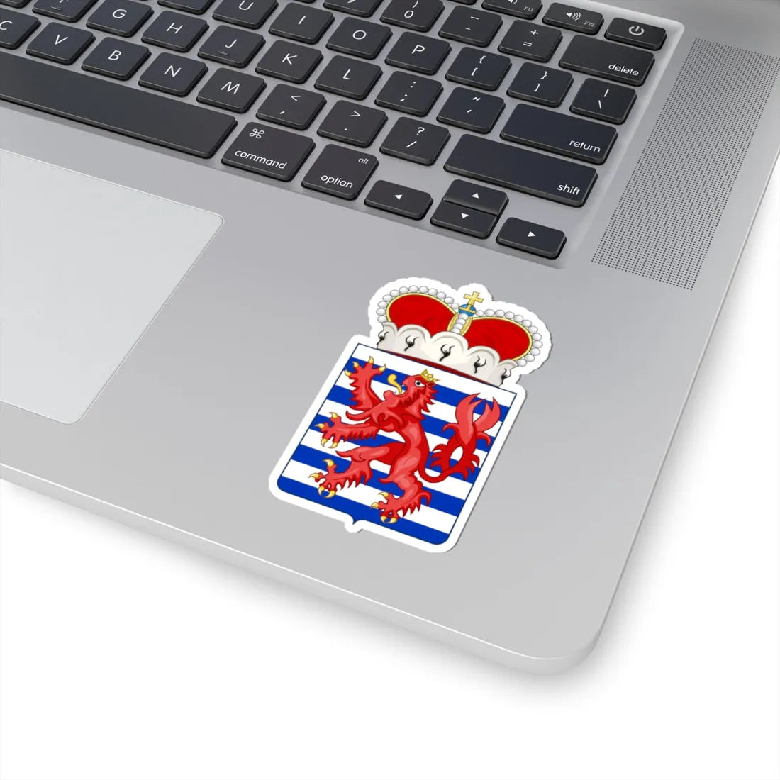 Wapen van Luxemburg België (Belgium) (Coat of Arms) STICKER Vinyl Kiss-Cut Decal - The Sticker Space