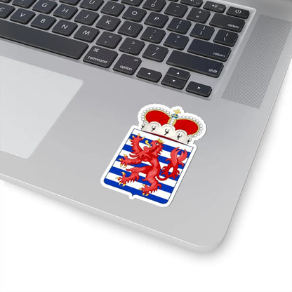 Wapen van Luxemburg België (Belgium) (Coat of Arms) STICKER Vinyl Kiss-Cut Decal - The Sticker Space