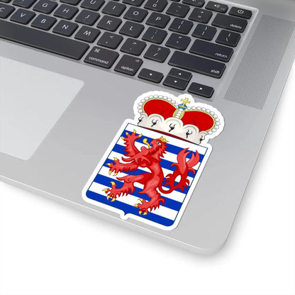 Wapen van Luxemburg België (Belgium) (Coat of Arms) STICKER Vinyl Kiss-Cut Decal - The Sticker Space