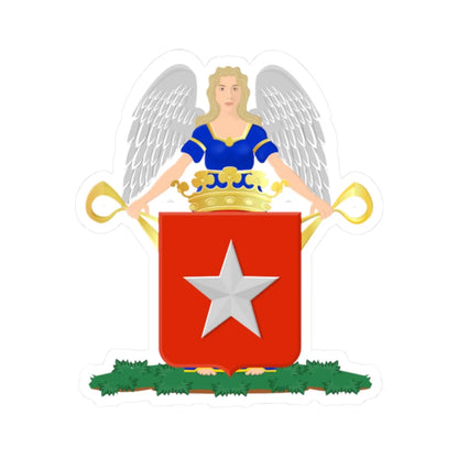 Wapen van Maastricht (Netherlands) (Coat of Arms) STICKER Vinyl Kiss-Cut Decal 2 Inch White - The Sticker Space