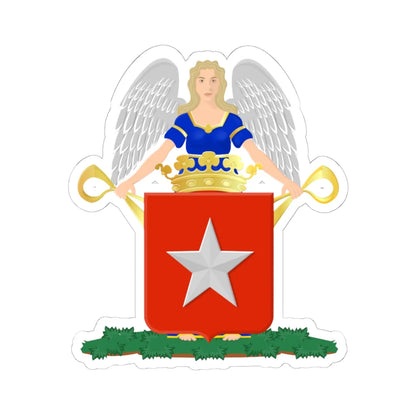 Wapen van Maastricht (Netherlands) (Coat of Arms) STICKER Vinyl Kiss-Cut Decal 6 Inch White - The Sticker Space