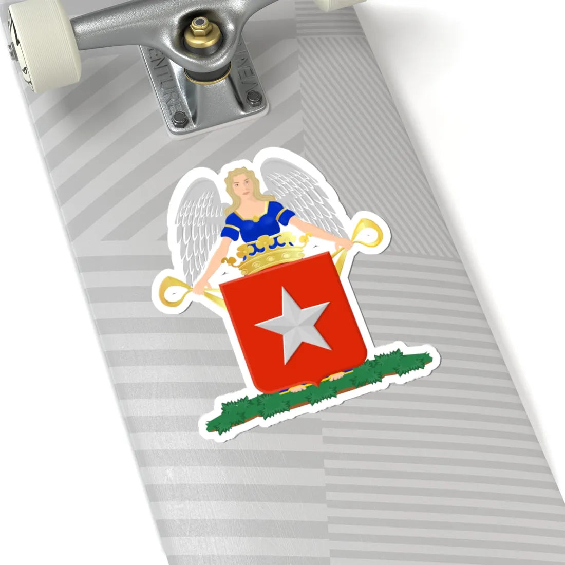 Wapen van Maastricht (Netherlands) (Coat of Arms) STICKER Vinyl Kiss-Cut Decal - The Sticker Space