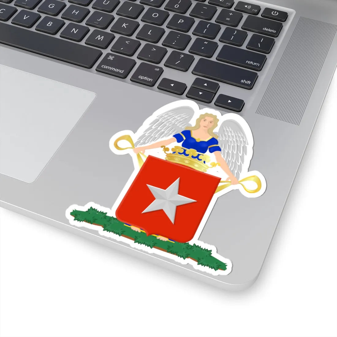 Wapen van Maastricht (Netherlands) (Coat of Arms) STICKER Vinyl Kiss-Cut Decal - The Sticker Space