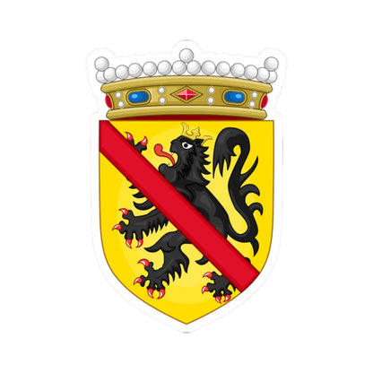 Wapen van Namen provincie (Belgium) (Coat of Arms) STICKER Vinyl Kiss-Cut Decal 2 Inch White - The Sticker Space