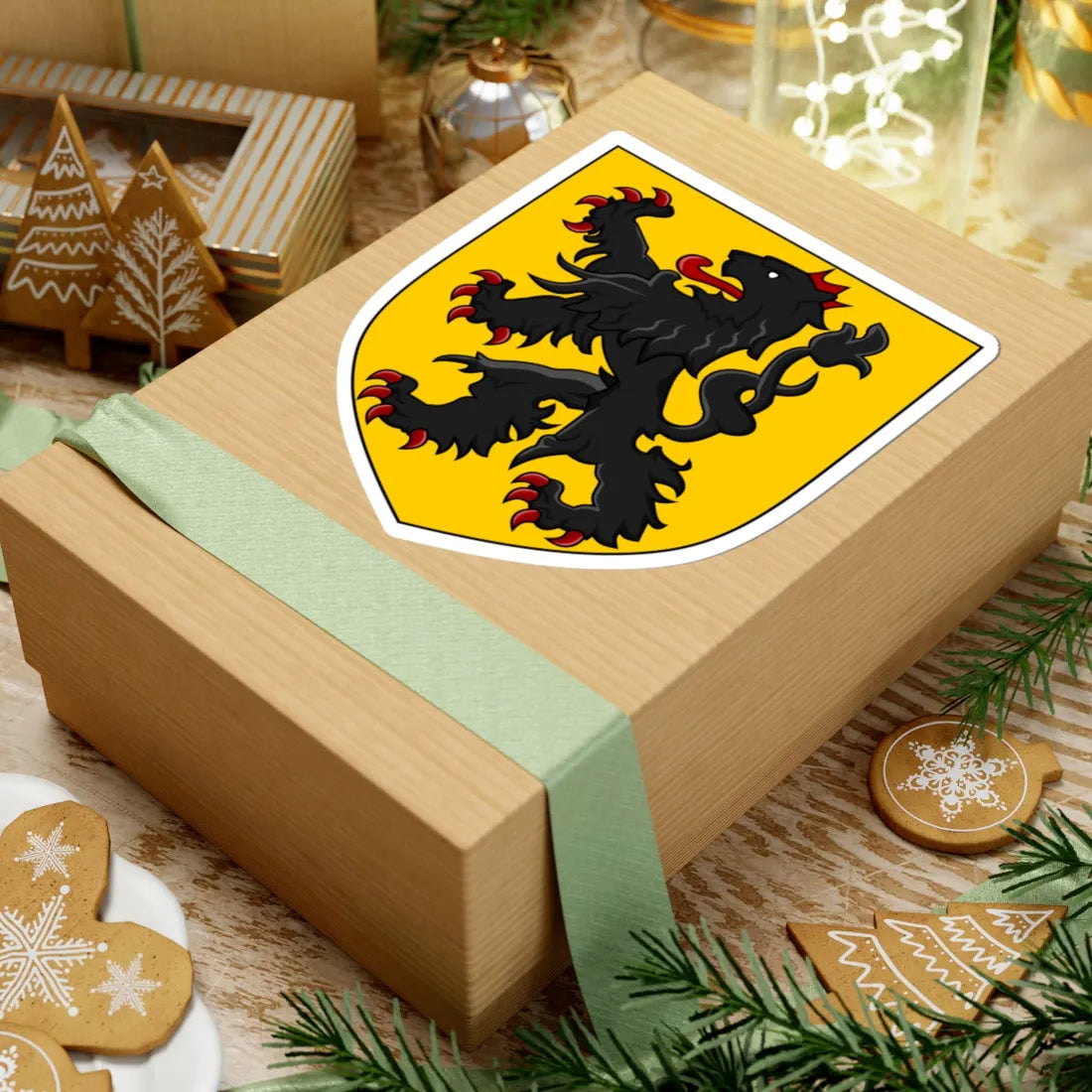 Wapen van Namen stad (Belgium) (Coat of Arms) STICKER Vinyl Kiss-Cut Decal - The Sticker Space