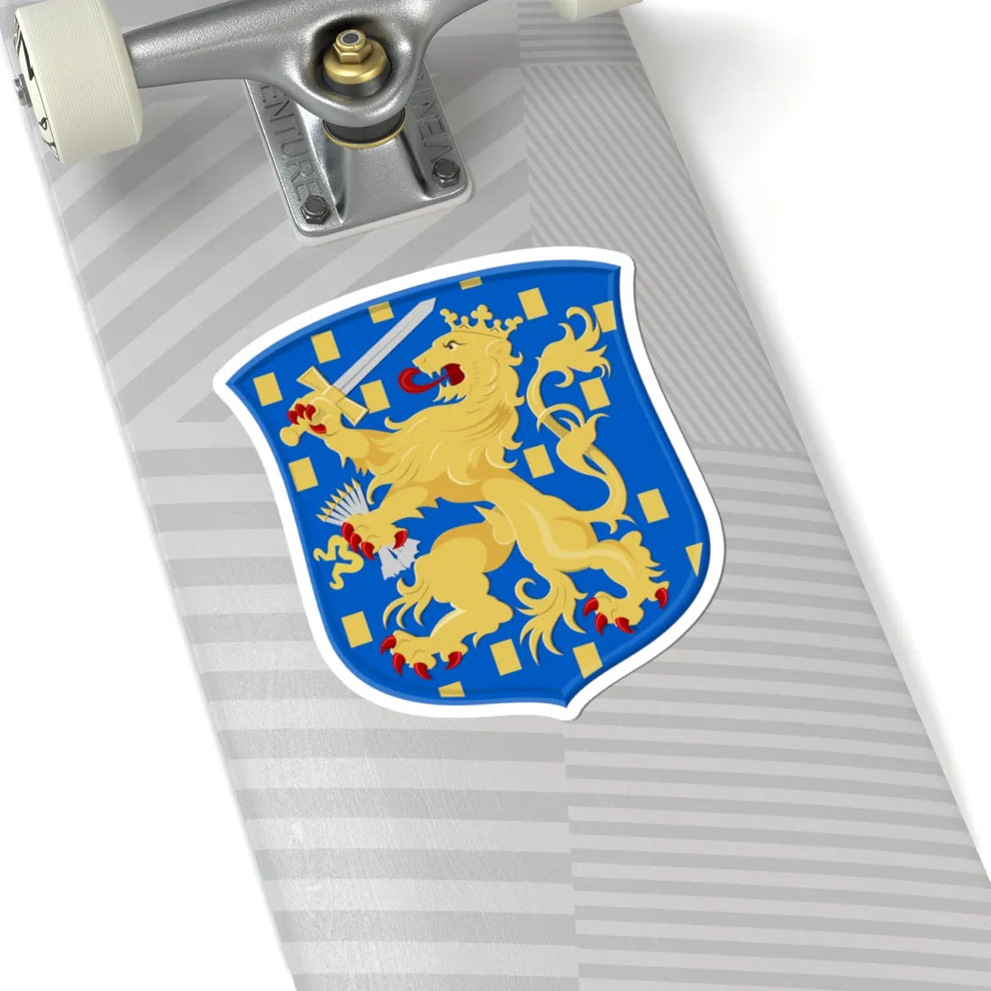 Wapen van Nederland klein (Netherlands) (Coat of Arms) STICKER Vinyl Kiss-Cut Decal - The Sticker Space