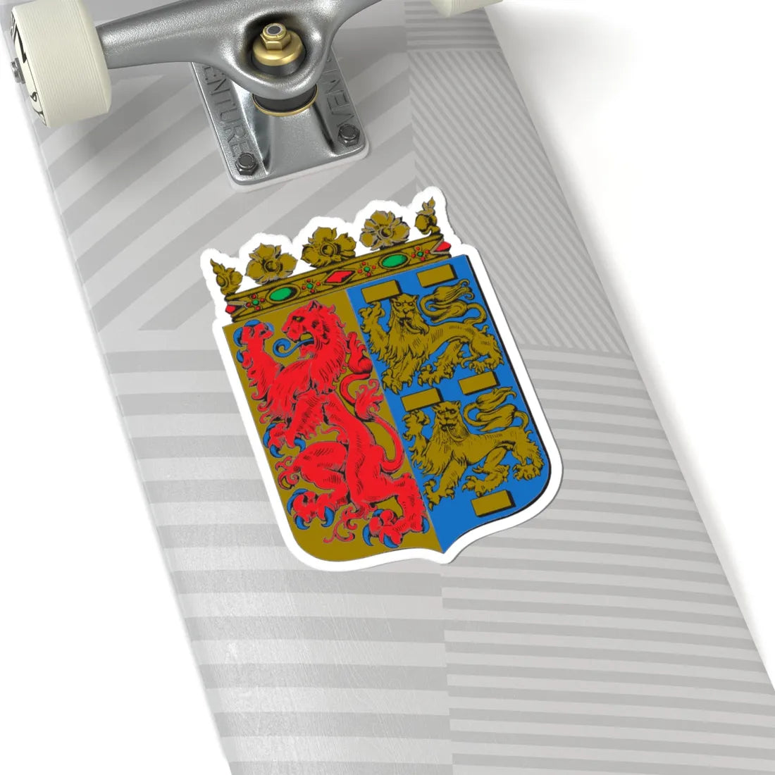 Wapen van Noord-Holland (Netherlands) (Coat of Arms) STICKER Vinyl Kiss-Cut Decal - The Sticker Space