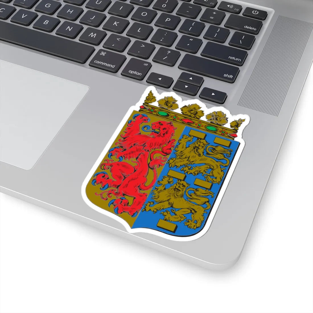 Wapen van Noord-Holland (Netherlands) (Coat of Arms) STICKER Vinyl Kiss-Cut Decal - The Sticker Space