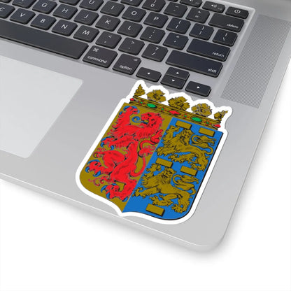 Wapen van Noord-Holland (Netherlands) (Coat of Arms) STICKER Vinyl Kiss-Cut Decal - The Sticker Space