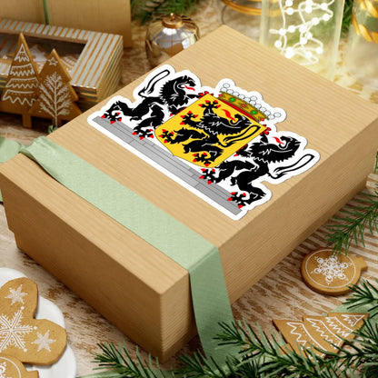 Wapen van Oost-Vlaanderen (Belgium) (Coat of Arms) STICKER Vinyl Kiss-Cut Decal - The Sticker Space