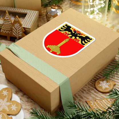 Wapen van Sint-Truiden (Belgium) (Coat of Arms) STICKER Vinyl Kiss-Cut Decal - The Sticker Space